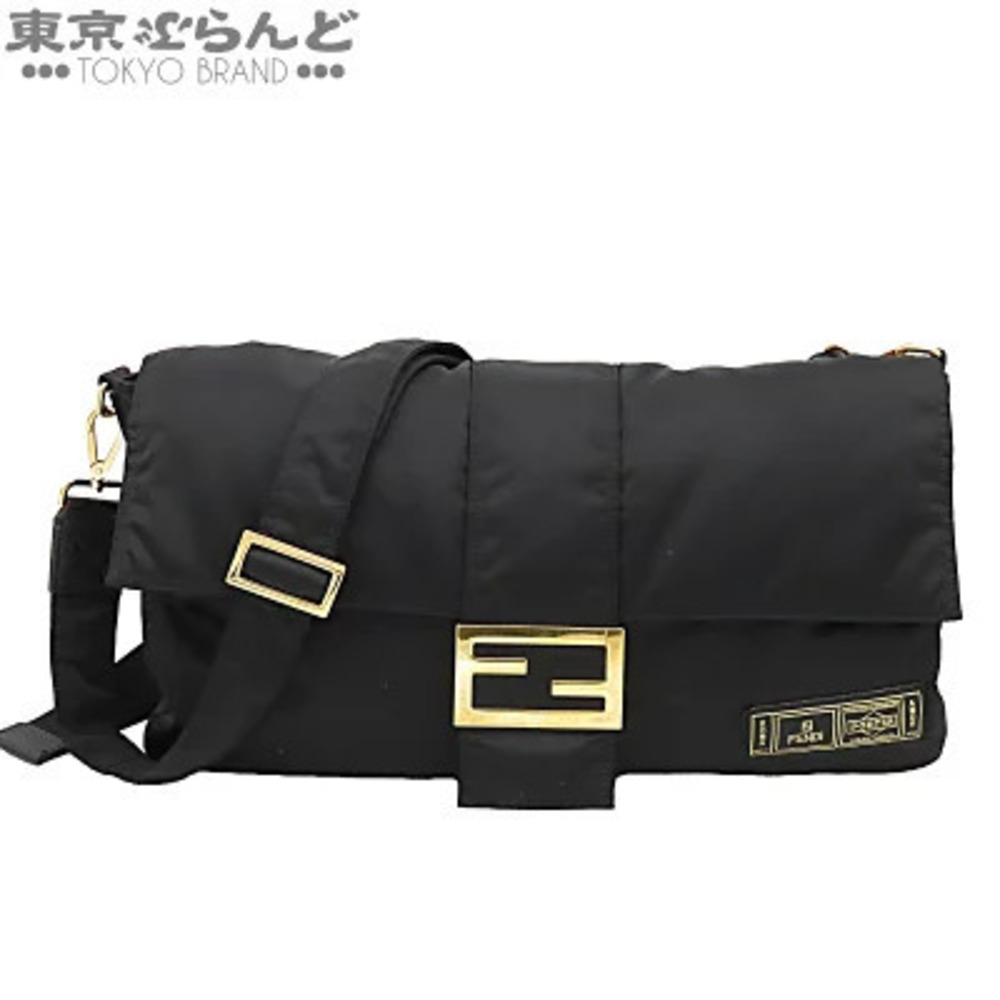 Fendi Porter Collaboration Baguette Bag Body Handbag Black